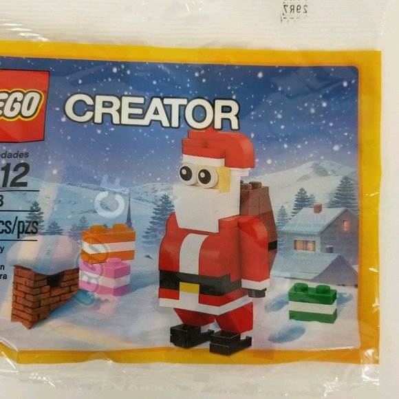 Lego Creator Santa Claus Chimney 30478 Bag 74 Pieces Saint Nicholas Kris Kringle - Picture 4 of 12